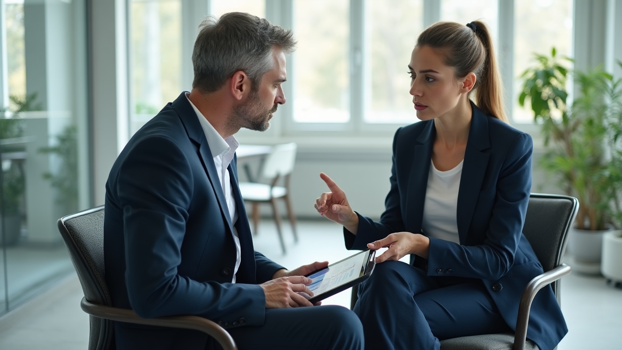 Executive coaching session